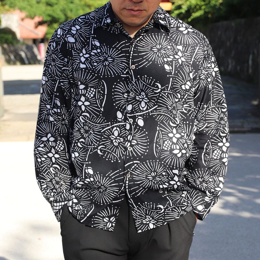語れるシャツ LONG SLEEVE（モノトーン長袖）